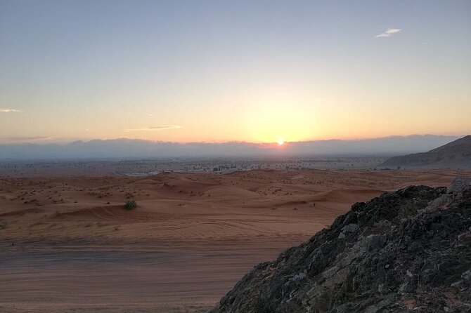 Mleiha Overnight Camp- Panoramic Lounge - A tent beneath Faya and Fossil Rock