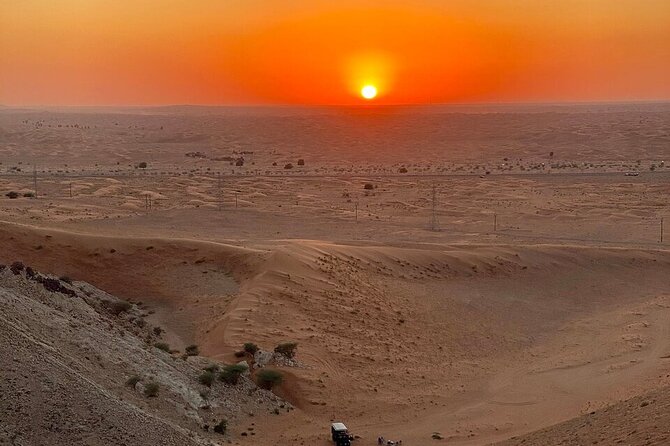 Mleiha Overnight Camp- Panoramic Lounge - The sunrise drive near Fossil Rock