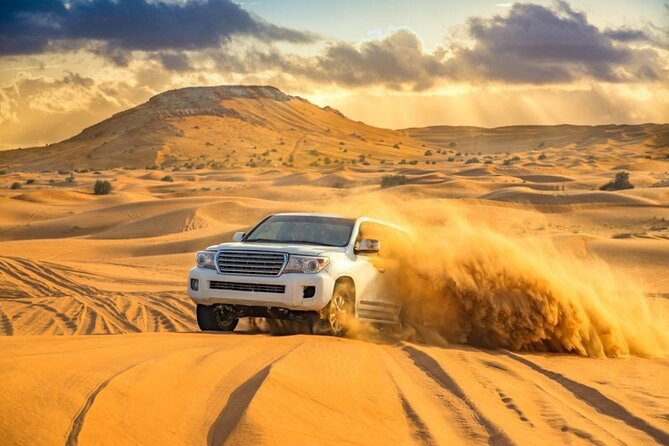 Morning Desert Safari Dubai with Dune Bashing and Sand Boarding - Sunrise and the high-dune photo stop