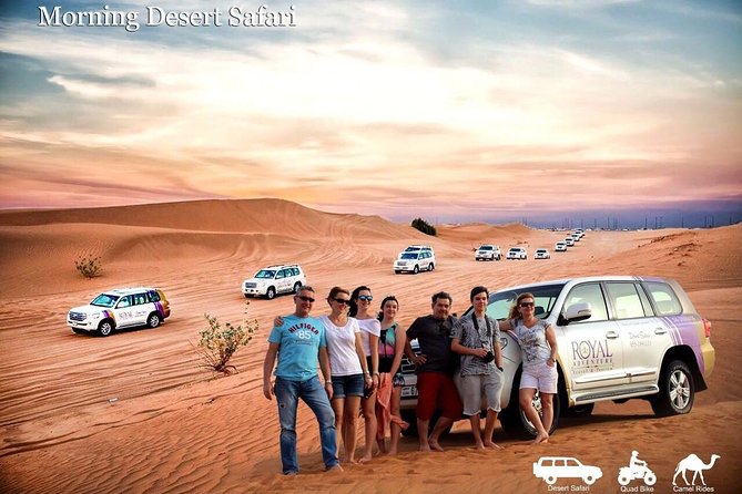 Morning Desert Safari:Dune Bashing Experience with Camel Ride - Optional ATV Time on the Sand