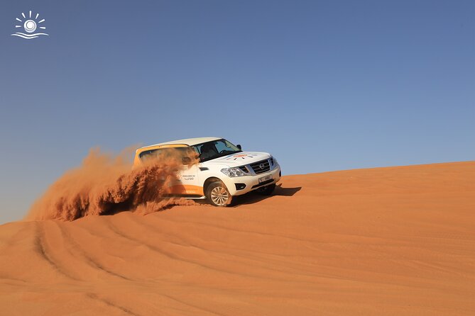Morning Desert Safari in Dubai with Camel Ride - Lahbab and the red-sand setting
