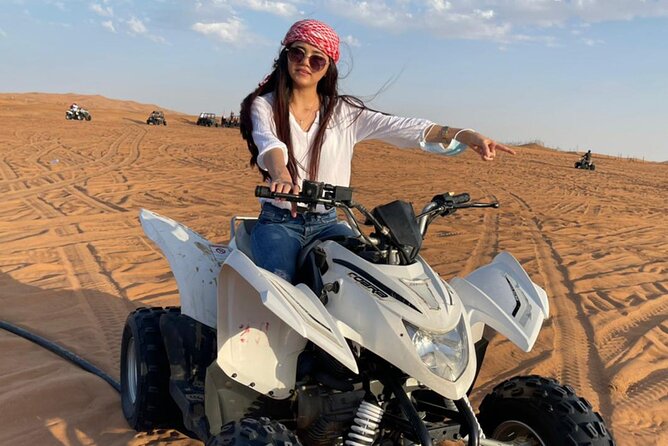 Morning Desert Safari, Quad Bike, Dunes Bashing and Camel Ride - Reaching the wide dunes of Lahbab