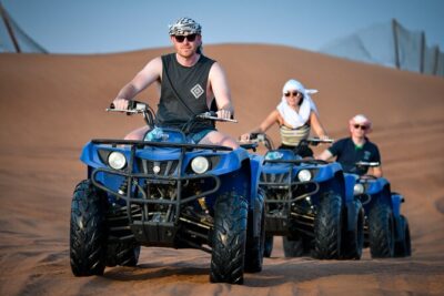 Morning Desert Safari, Quad Bike, Sandboard and Camel Ride