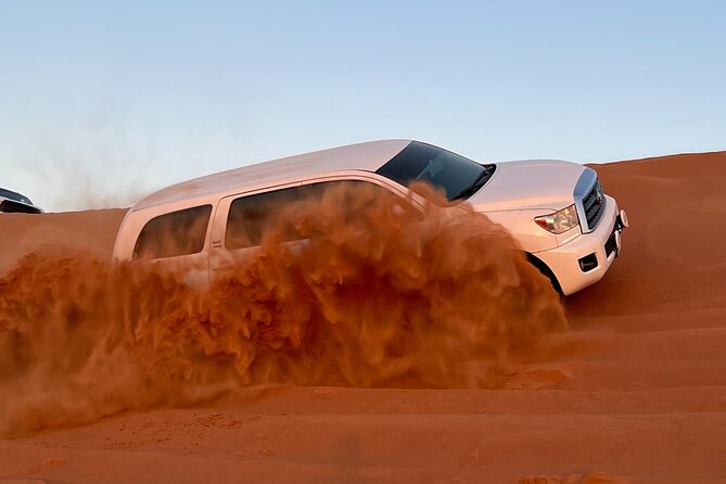 "Morning Desert Safari with Camel Farm visits & Arabic Treats" - The ride from Dubai to Lahbab