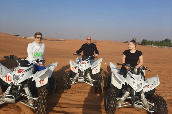 Morning Desert Safari With Quad Bike - The drive into Lahbab’s red dunes