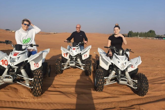 Morning Desert Safari With Quad Bike - Quad biking across the sand