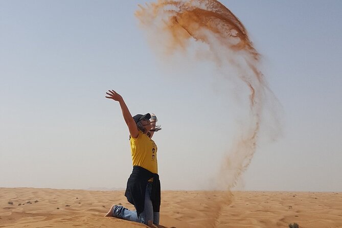 Morning Dubai desert safari - camel rides, quad bikes, dune buggies,dune bashing - Sandboarding on the dunes