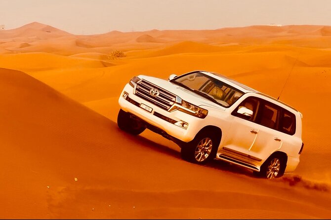 Morning/Evening 4x4 Desert Safari, CamelRide & Sandboarding - Key points at a glance