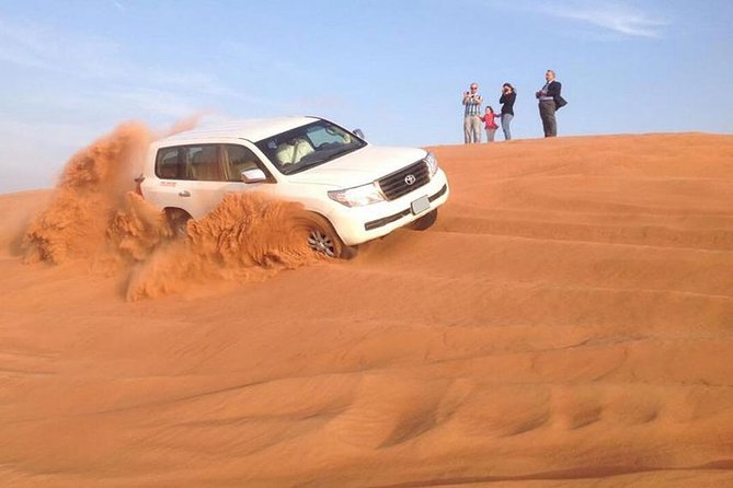 Morning Red Dunes Desert by Quad Bike, Dune Bashing, Camel Ride & Sandboarding - The red dunes of Lahbab