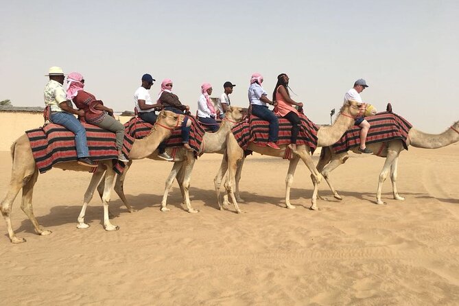 Morning Red Dunes with Camel Ride, Sandboarding and Refreshments - The drive from Dubai to Lehbab