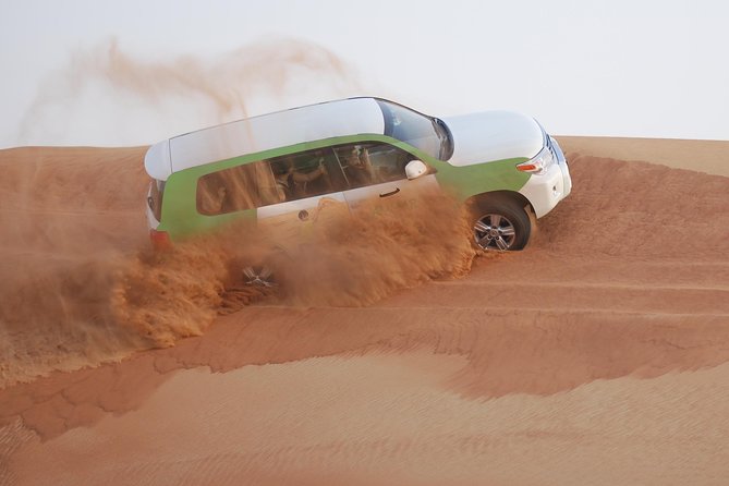 Morning Safari by 4x4 from Dubai with Sand Boarding - High red dunes and the main 4x4 ride