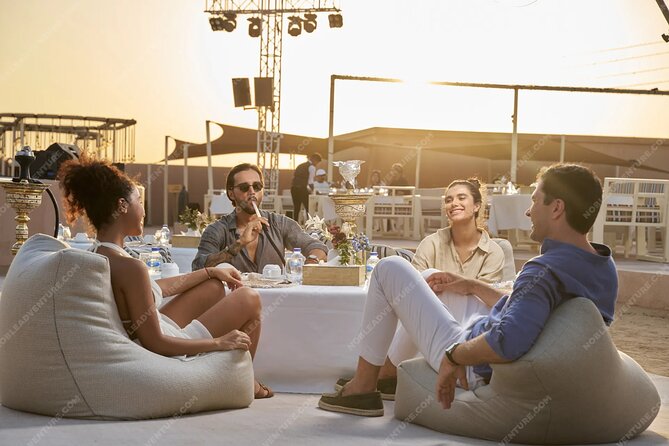 Noble Evening Desert Safari & Dinner Private Car Up to 6 Guests - Lahbab red dunes and the first desert thrill
