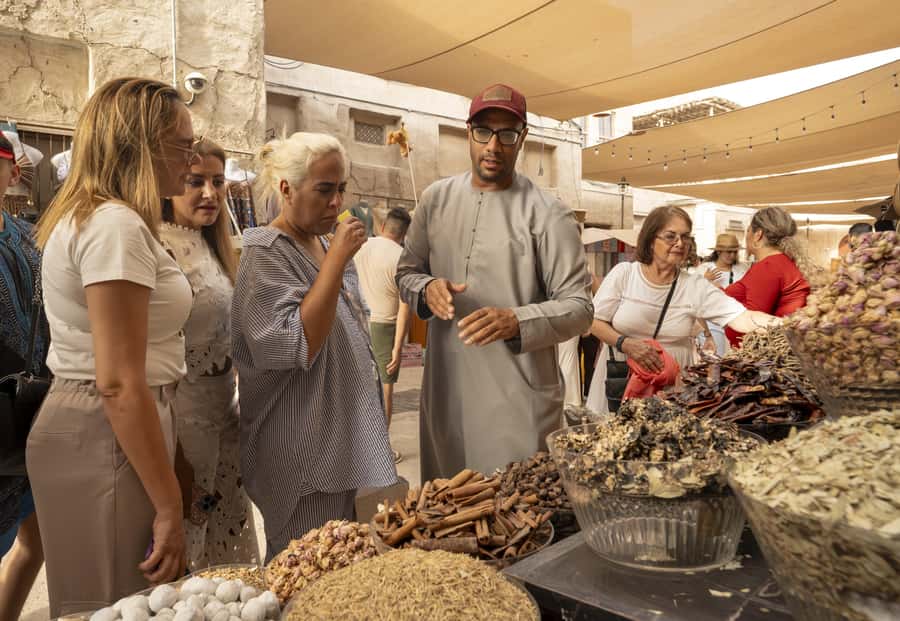 Old Dubai Historic Guided Tour: Creek, Street Food & Souks - Bur Dubai Souk and the creek crossing