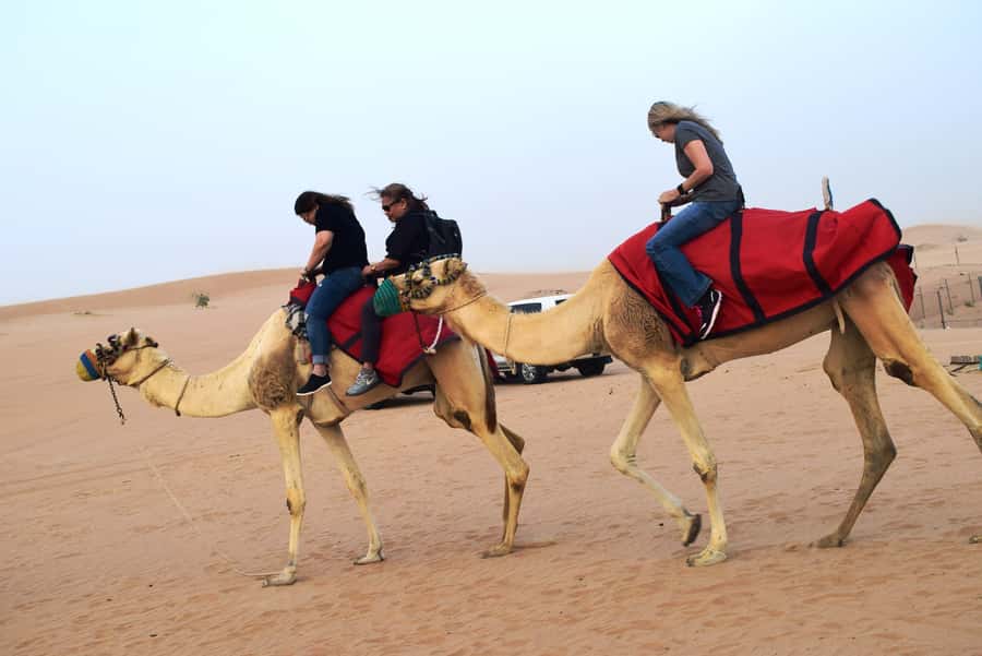 Overnight Dubai Desert Safari with BBQ Dinner - Leaving Dubai for Lahbab