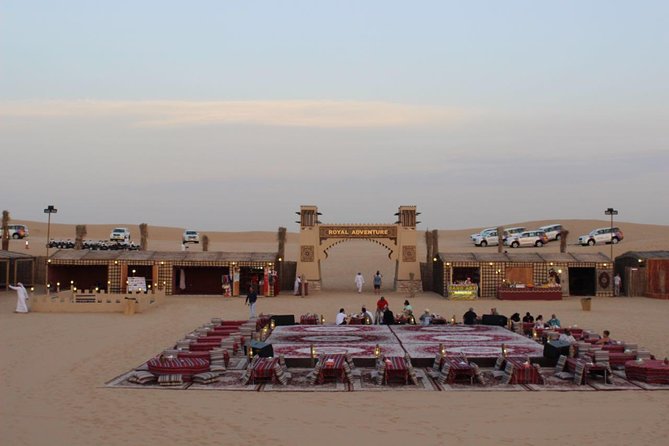Overnight Dubai Desert Safari with Buffet, Dune Bashing & Camels - BBQ dinner and evening entertainment