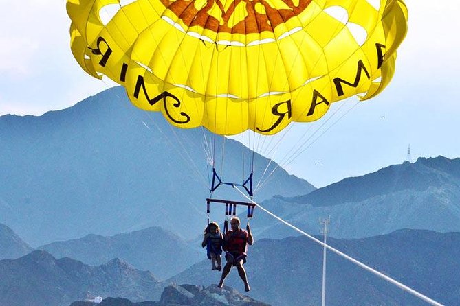 Parasailing - Taking Off From Al Marjan Island
