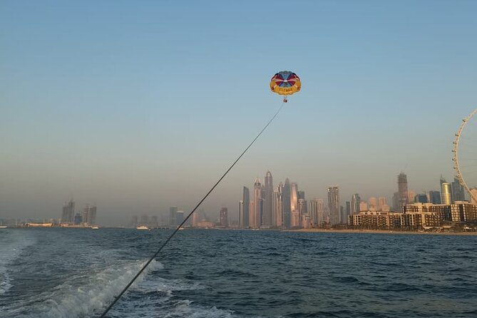 Parasailing Adventure on Jumeirah Beach with Sea Bird water Sports Dubai - Fifteen minutes above the sea