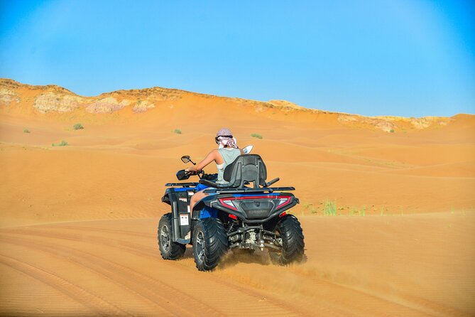 Polaris 570cc (4x4 )Quad Bike Ride +Sand Boarding- Red Dunes - Lounge refreshments are useful, not decorative