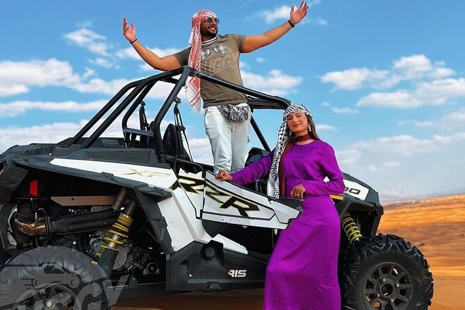 Polarize Dune Buggy 1000cc in Red Dunes Desert - Leaving Dubai for Lahbab’s red dunes
