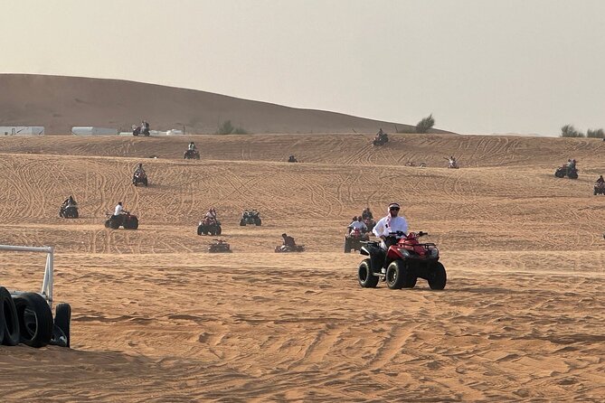 Premium Desert Safari Activities for Group and Family - Tire deflation marks the start of the desert drive