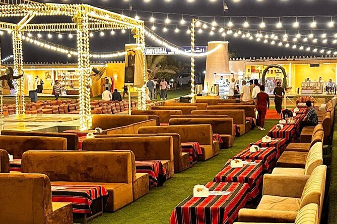 Premium Desert Safari in Dubai with Buffet Dinner - Sunset Photos Without City Towers