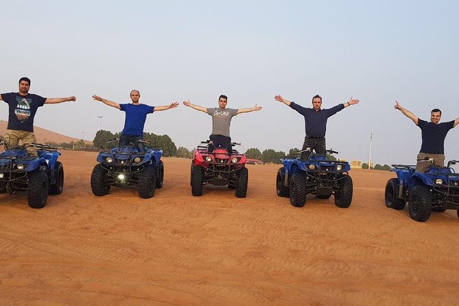 Premium Dubai Desert Safari and Quad Bike Ride - Sandboarding and a short camel ride