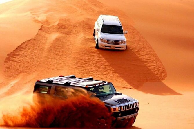 Premium Dubai Evening Red Dune Safari with BBQ Dinner - What the 4WD dune bash feels like