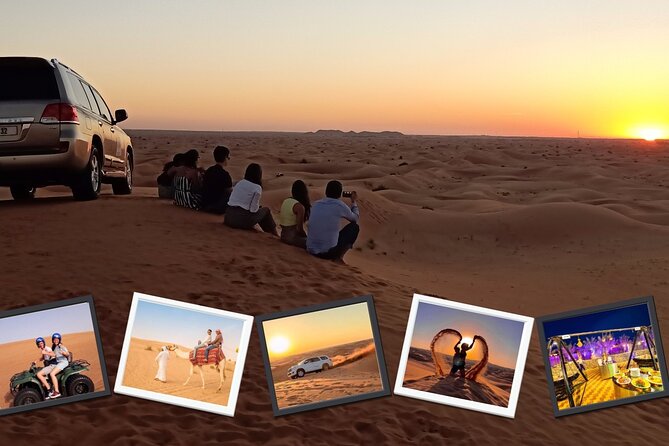 Premium Evening Desert Safari with Quad Bike, Camel Ride and BBQ Dinner - BBQ buffet dinner and the evening show