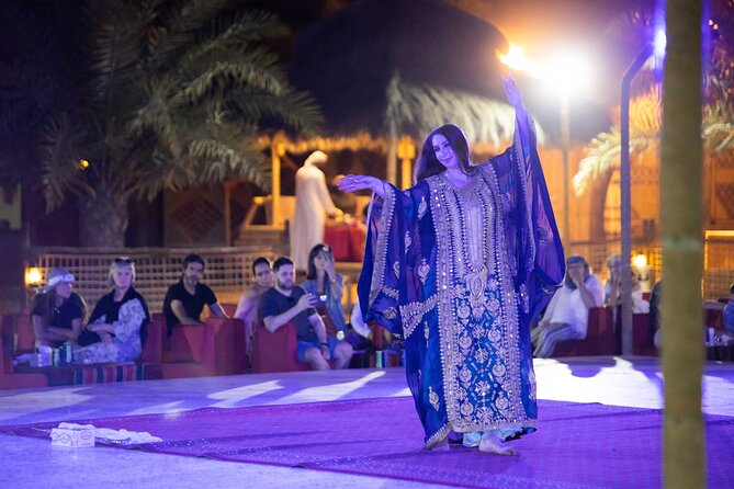 Premium Red Dunes Bashing with Quad Bike, Camel, Falcon &VIP Camp - The two-hour camp evening