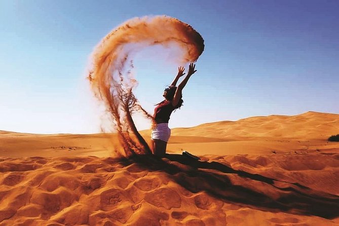 Private 4Hours Red Dunes Safari Camel Ride ,Falcon & Dune Thrills - The ten-minute camel ride