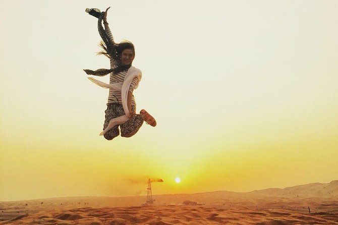 Private 4Hours Red Dunes Safari Camel Ride ,Falcon & Dune Thrills - Sandboarding on the dunes