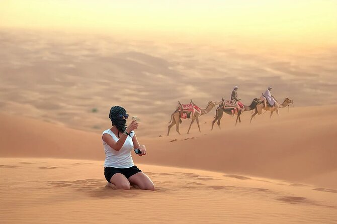 Private 4Hours Red Dunes Safari Camel Ride ,Falcon & Dune Thrills - Getting from Dubai to the red dunes