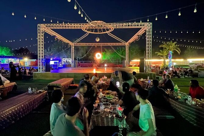 Private 4x4 Land Cruiser Desert Safari And BBQ Buffet Dinner - Camel riding and sandboarding