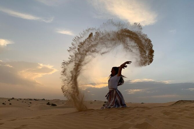 Private 4x4 Sunrise Desert Safari with Refreshments & Camel Ride in Dubai - Dune bashing in a private 4x4