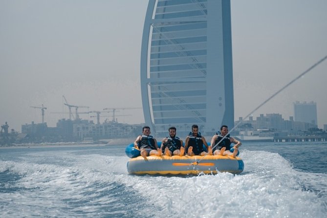 Private 60-min Group Tubing on Speedboat in Dubai - Staff Service and the Mood at the Marina