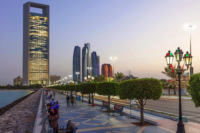 Private Abu Dhabi City Tour with Ferrari World Including Transfer - Dates Market and Corniche: quick views with different flavors