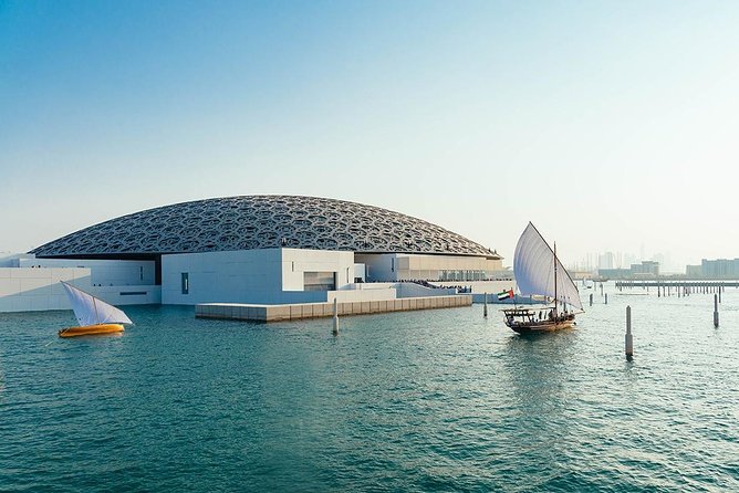 Private Abu Dhabi Sheikh zayed mosque with Louver Museum & Emirates Place Tea - Emirates Palace for coffee, tea, and grand surroundings
