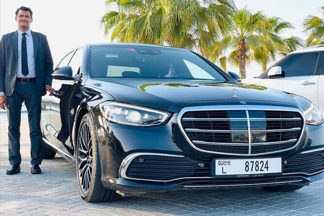 Private Car with Driver at Disposal in Dubai or Abu Dhabi - Burj Khalifa and Dubai’s modern sights