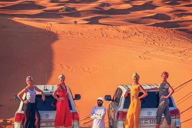 Private Desert Excursion with camel ride Sandboard & BBQ Dinner - Lahbab’s red dunes and 35 minutes of dune bashing