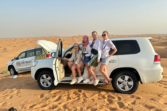 Private Desert Safari Dubai Tour With Dune Bashing and BBQ Dinner - Camel riding and sandboarding at camp