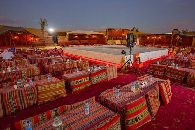 Private Desert Safari Red Dunes with BBQ,Camel Ride,Sand Boarding,Live Shows - BBQ dinner with Arabic favorites