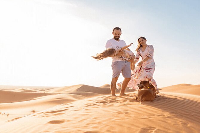 Private Desert Safari Tour in Dubai - The evening camp, sunset, and barbecue dinner