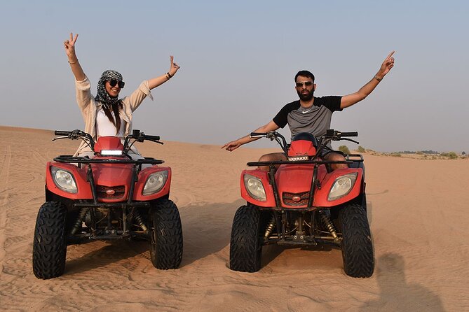 Private Evening Desert Safari Dubai 4×4 Vehicle with BBQ Dinner - The short camel ride