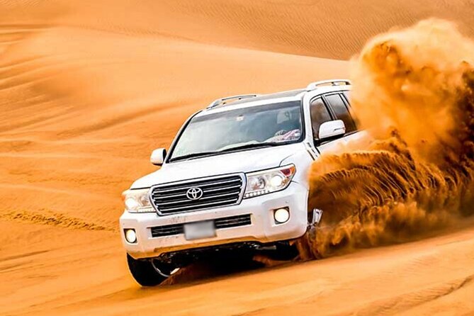 Private Evening Desert Safari Dubai with Camel Riding & BBQ - Belly dance, tanoura, and the fire show