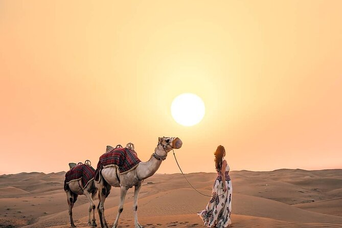 Private Evening Desert Safari: Sandboarding Camel Ride BBQ Dinner - BBQ dinner and three evening performances