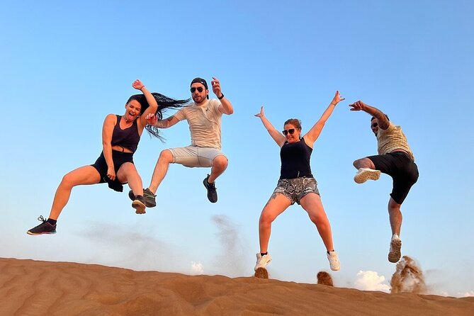 Private Evening Desert Safari with BBQ Dinner, Camel Ride And Sand Boarding - 35 to 40 minutes on the Red Dunes