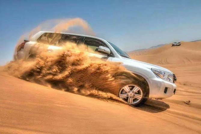Private Evening Desert safari with BBQ Dinner & Entertainment - Reaching the tented camp after dark
