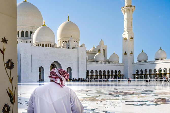 Private Full Day Tour Abu Dhabi City, Grand Mosque & Palace - Yas Mall and Ferrari World: modern Abu Dhabi in quick doses