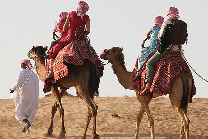 Private Morning Desert Safari with Camel Ride & Sandboarding - Thirty-five minutes of red-dune dune bashing