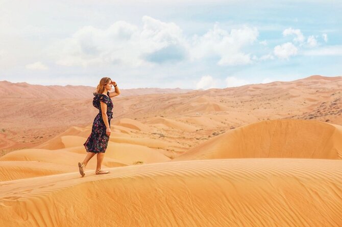Private Morning Red Dune Desert Safari with Camel Ride - Key points at a glance